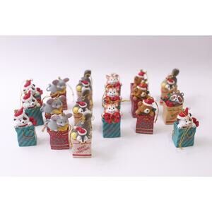 Wang's, Christmas, Gift Bags, Ornament, Lot, Holiday, Winter, ~ 251107-WH 1394